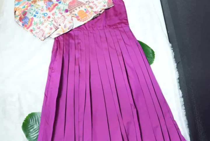 Royal Purple Fairy Gown – Stylish Kids Party Wear Dress for Girls